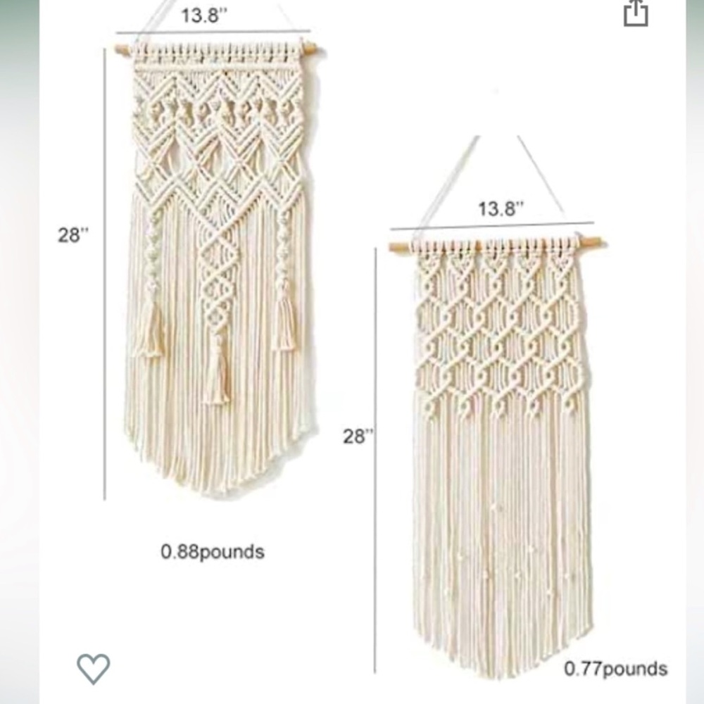 Macrame wall decor
